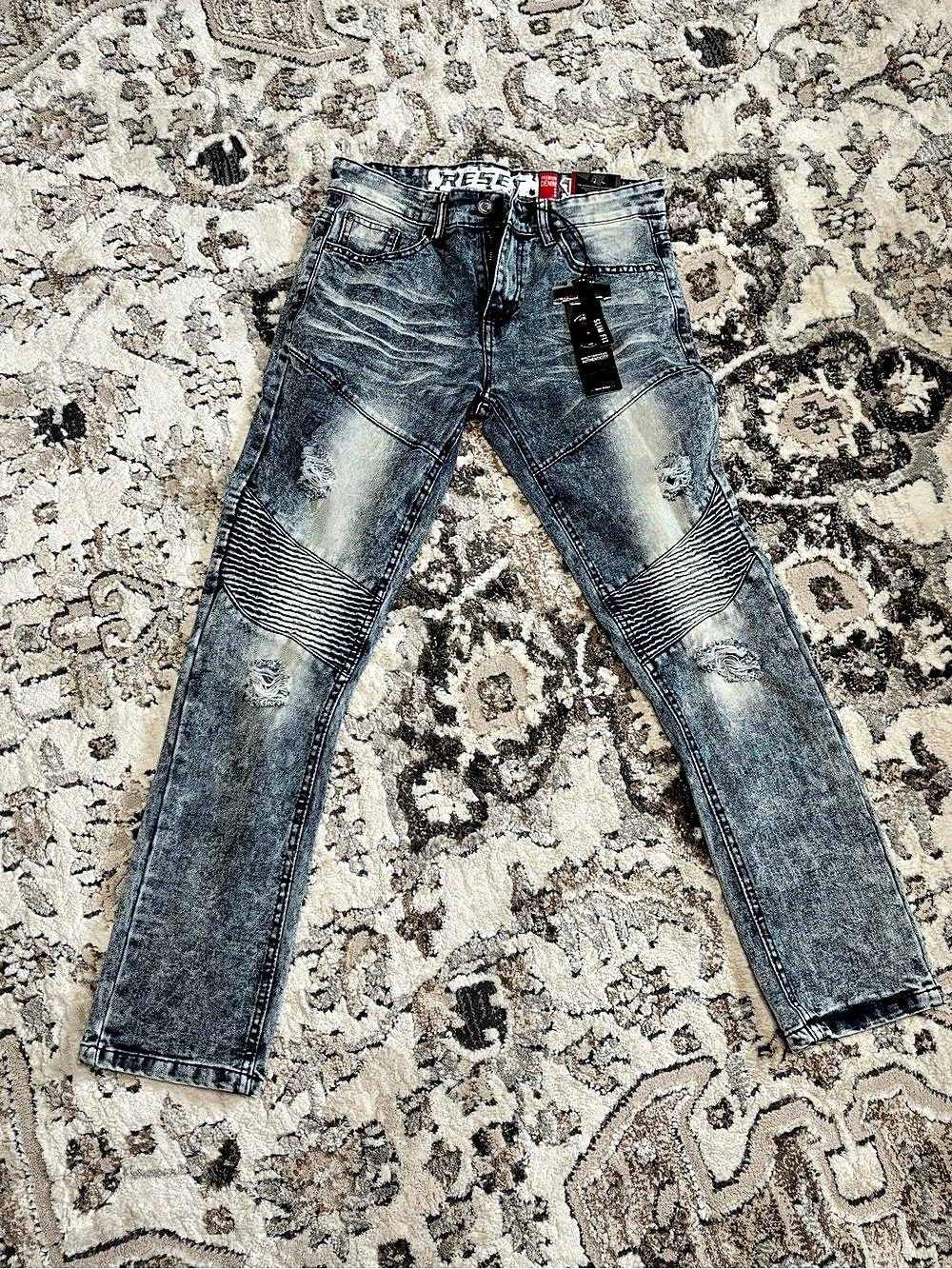 Reform Reset Skinny Jeans Blue Waist 14 NWT